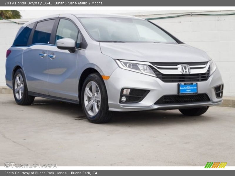 Lunar Silver Metallic / Mocha 2019 Honda Odyssey EX-L