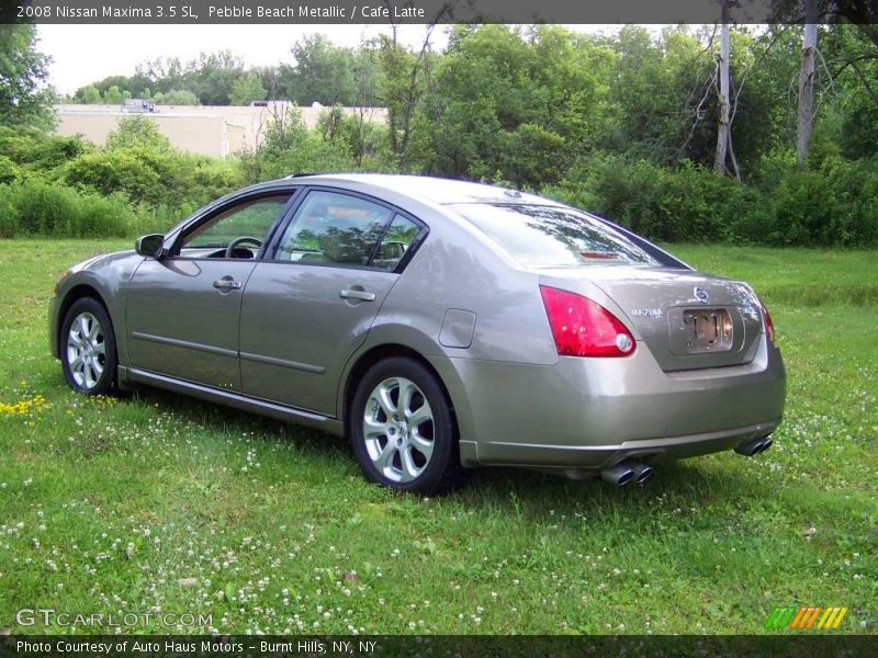 Pebble Beach Metallic / Cafe Latte 2008 Nissan Maxima 3.5 SL
