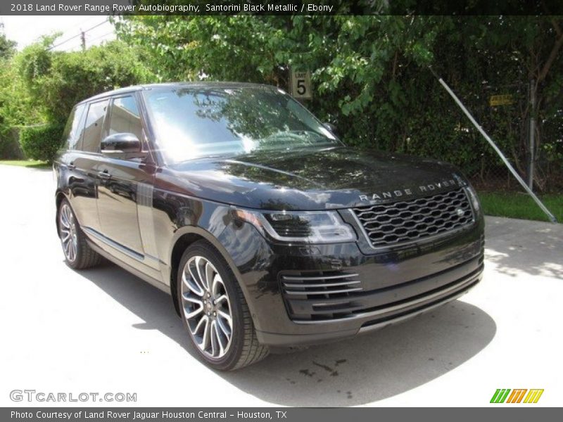 Santorini Black Metallic / Ebony 2018 Land Rover Range Rover Autobiography