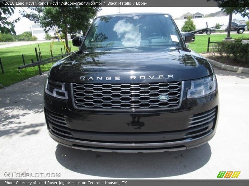 Santorini Black Metallic / Ebony 2018 Land Rover Range Rover Autobiography