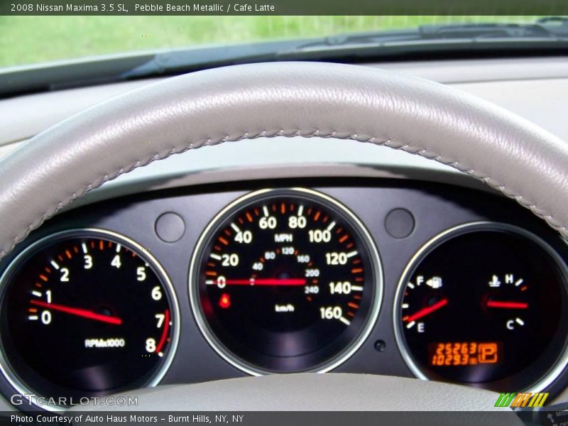 Pebble Beach Metallic / Cafe Latte 2008 Nissan Maxima 3.5 SL