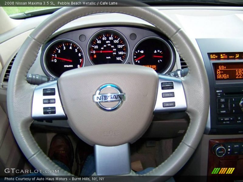 Pebble Beach Metallic / Cafe Latte 2008 Nissan Maxima 3.5 SL
