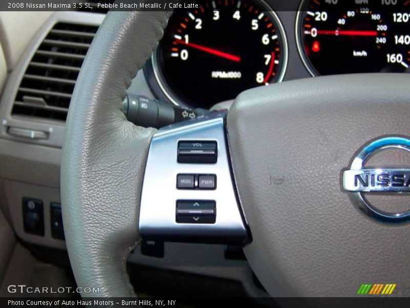 Pebble Beach Metallic / Cafe Latte 2008 Nissan Maxima 3.5 SL