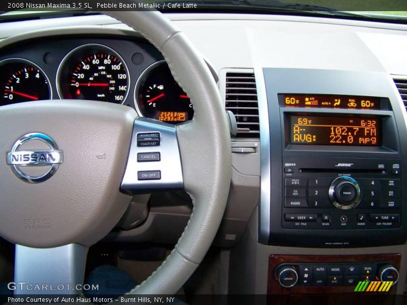 Pebble Beach Metallic / Cafe Latte 2008 Nissan Maxima 3.5 SL