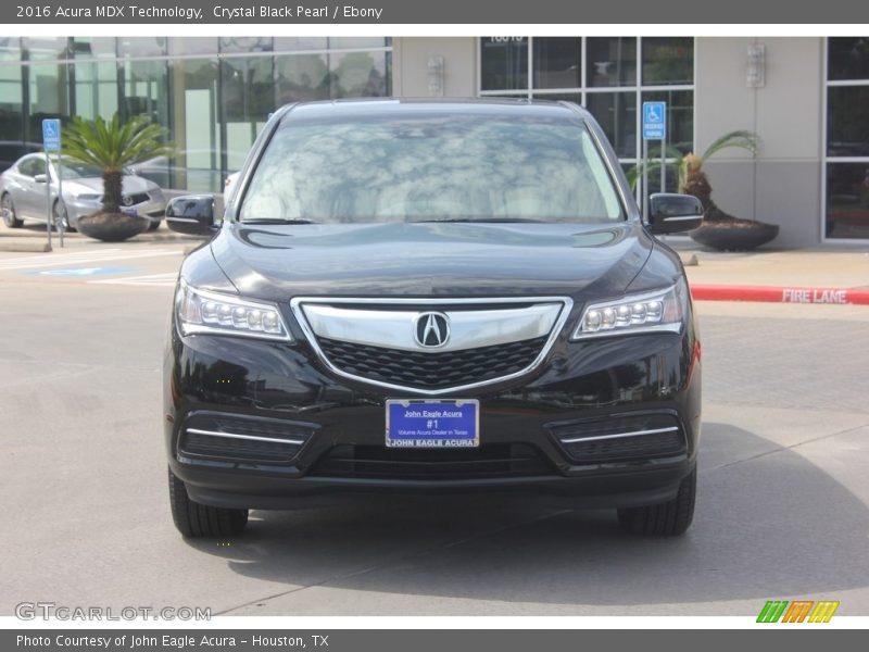 Crystal Black Pearl / Ebony 2016 Acura MDX Technology