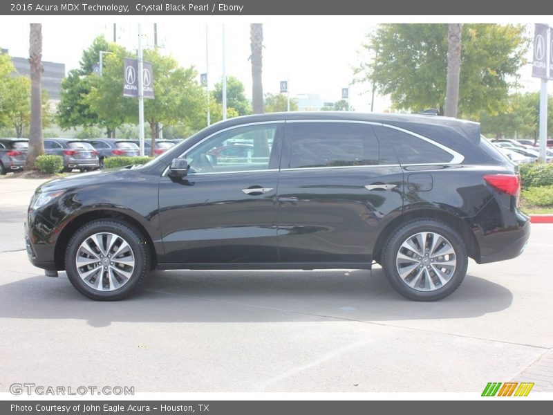 Crystal Black Pearl / Ebony 2016 Acura MDX Technology