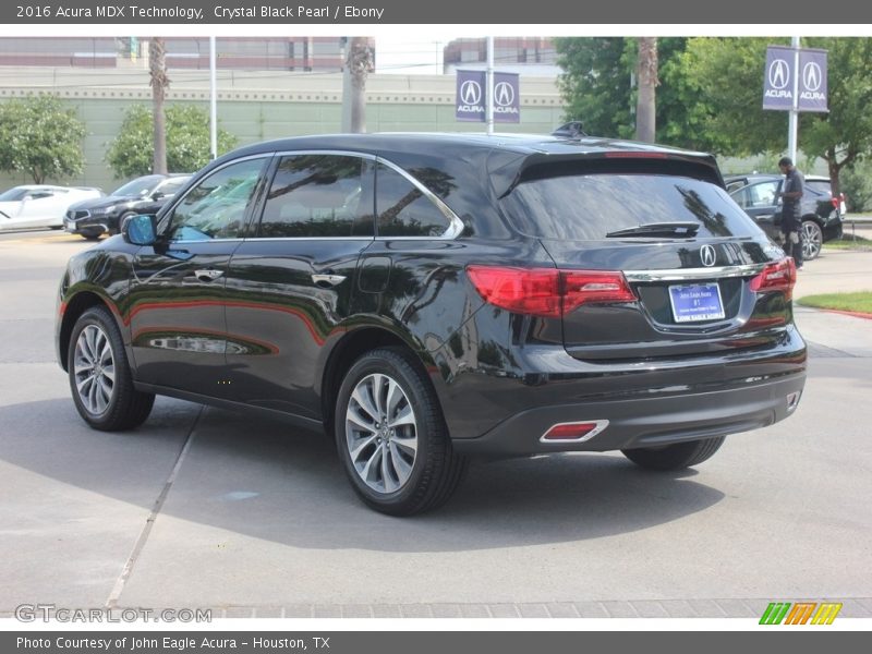 Crystal Black Pearl / Ebony 2016 Acura MDX Technology
