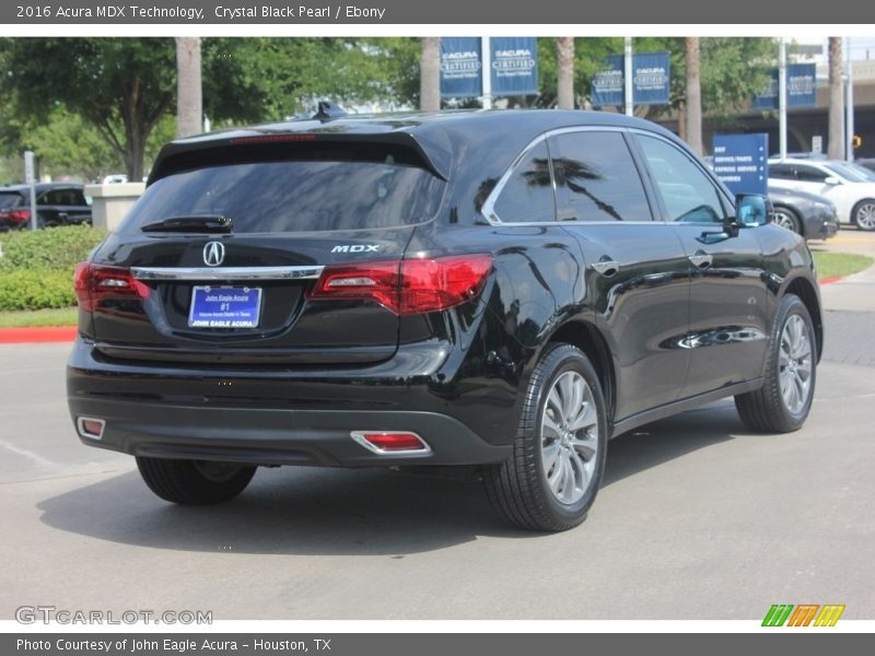 Crystal Black Pearl / Ebony 2016 Acura MDX Technology