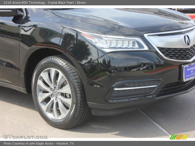 Crystal Black Pearl / Ebony 2016 Acura MDX Technology