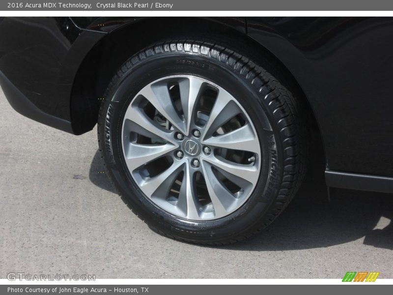 Crystal Black Pearl / Ebony 2016 Acura MDX Technology