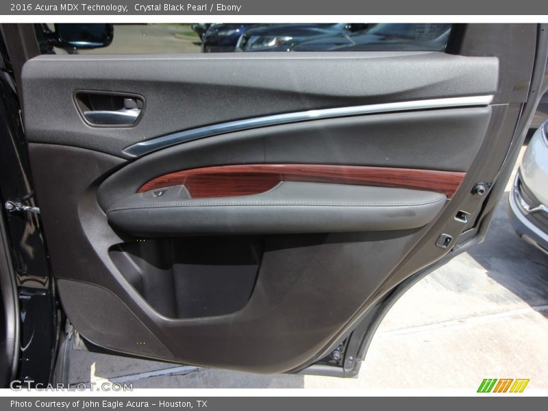 Crystal Black Pearl / Ebony 2016 Acura MDX Technology