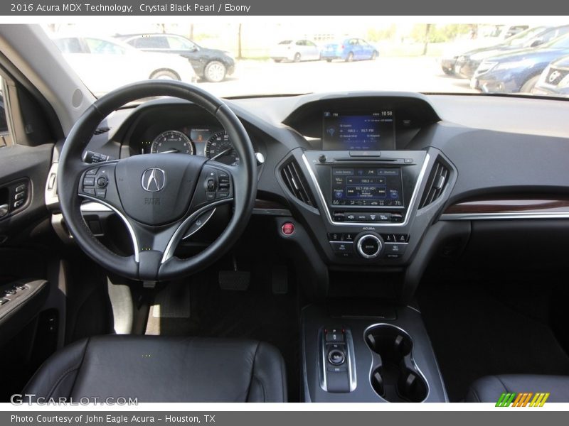 Crystal Black Pearl / Ebony 2016 Acura MDX Technology