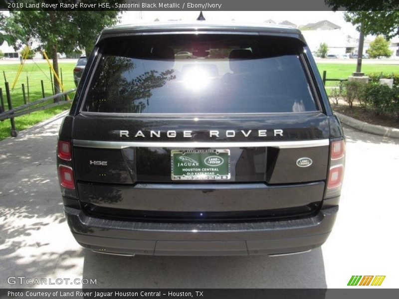 Santorini Black Metallic / Ebony/Ivory 2018 Land Rover Range Rover HSE