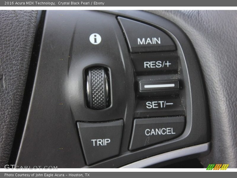 Crystal Black Pearl / Ebony 2016 Acura MDX Technology