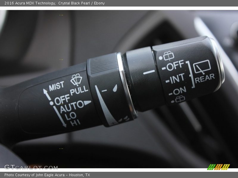 Crystal Black Pearl / Ebony 2016 Acura MDX Technology