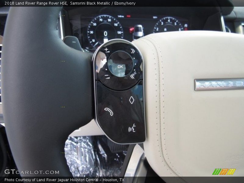 Santorini Black Metallic / Ebony/Ivory 2018 Land Rover Range Rover HSE