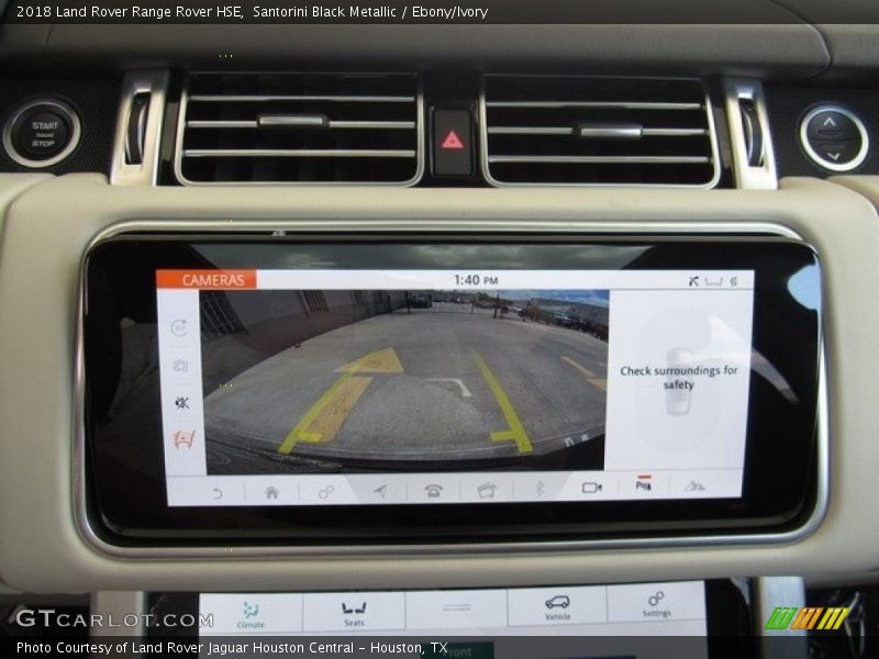 Santorini Black Metallic / Ebony/Ivory 2018 Land Rover Range Rover HSE