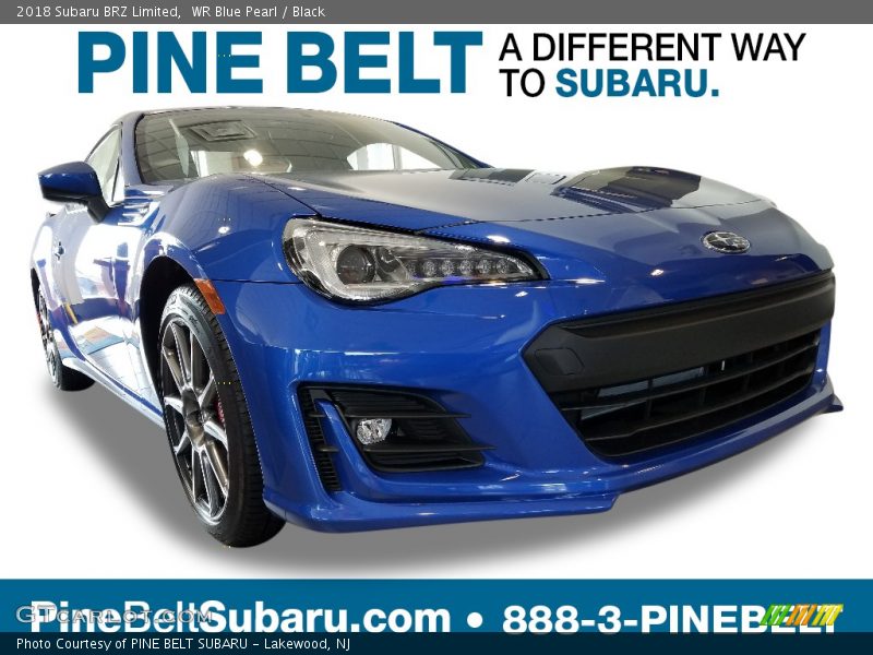 WR Blue Pearl / Black 2018 Subaru BRZ Limited