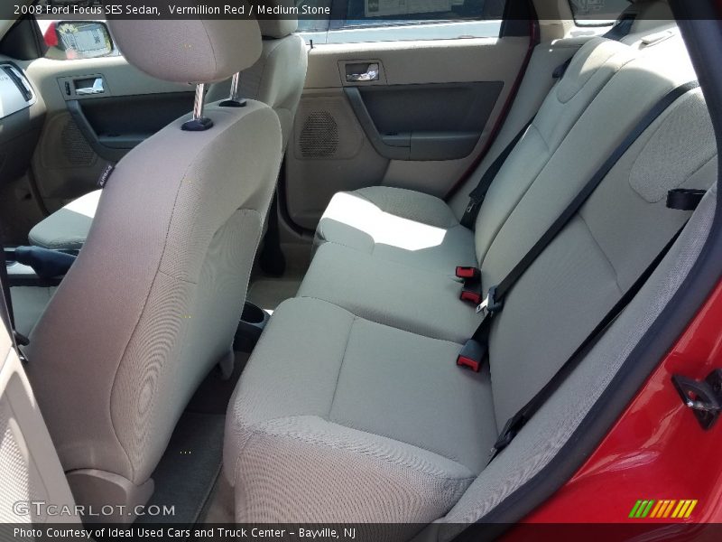 Vermillion Red / Medium Stone 2008 Ford Focus SES Sedan
