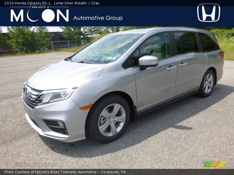 Lunar Silver Metallic / Gray 2019 Honda Odyssey EX-L