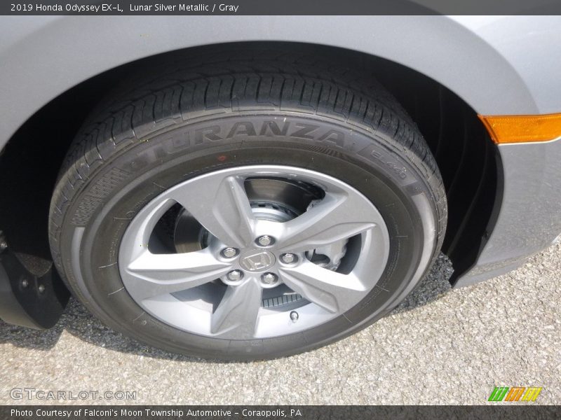 Lunar Silver Metallic / Gray 2019 Honda Odyssey EX-L