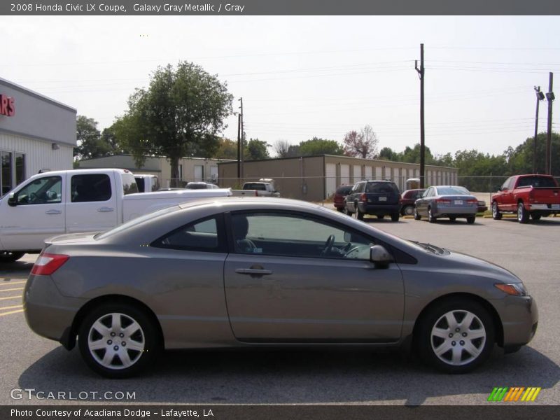 Galaxy Gray Metallic / Gray 2008 Honda Civic LX Coupe