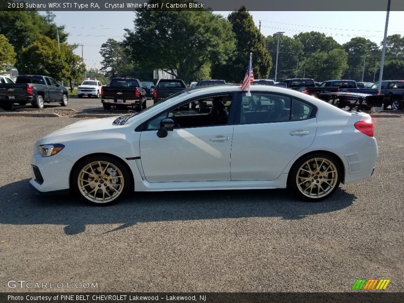  2018 WRX STI Type RA Crystal White Pearl