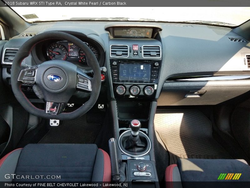 Dashboard of 2018 WRX STI Type RA