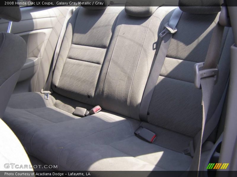 Galaxy Gray Metallic / Gray 2008 Honda Civic LX Coupe
