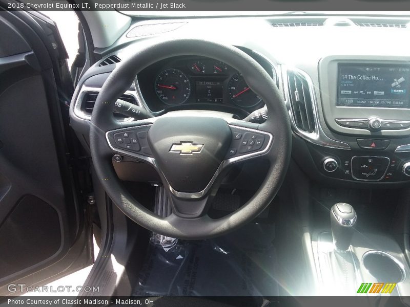 Pepperdust Metallic / Jet Black 2018 Chevrolet Equinox LT