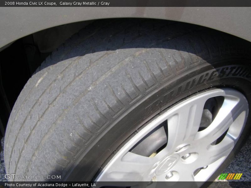 Galaxy Gray Metallic / Gray 2008 Honda Civic LX Coupe