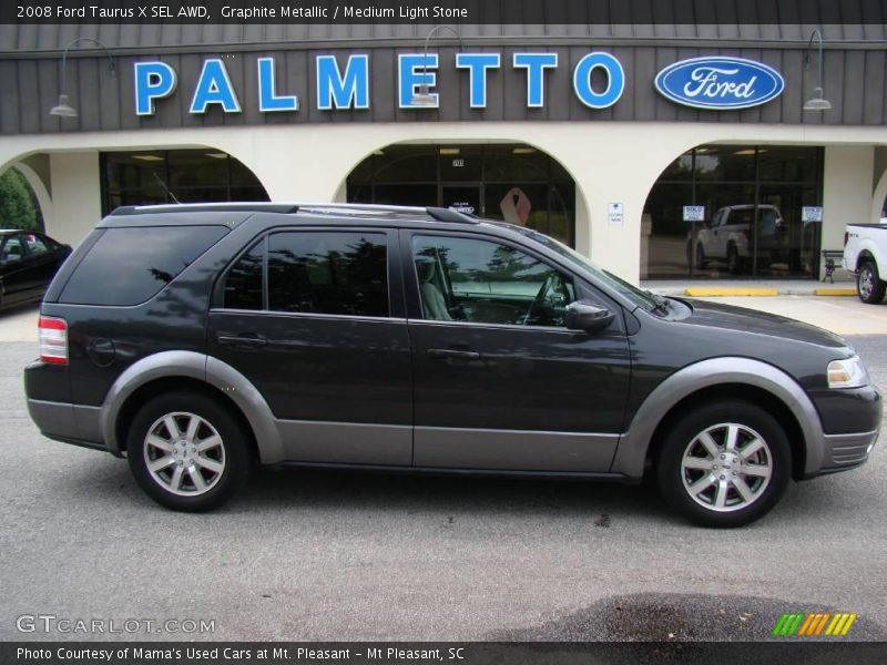 Graphite Metallic / Medium Light Stone 2008 Ford Taurus X SEL AWD