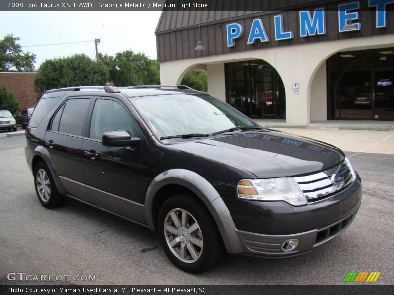 Graphite Metallic / Medium Light Stone 2008 Ford Taurus X SEL AWD