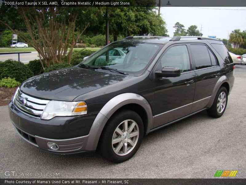 Graphite Metallic / Medium Light Stone 2008 Ford Taurus X SEL AWD