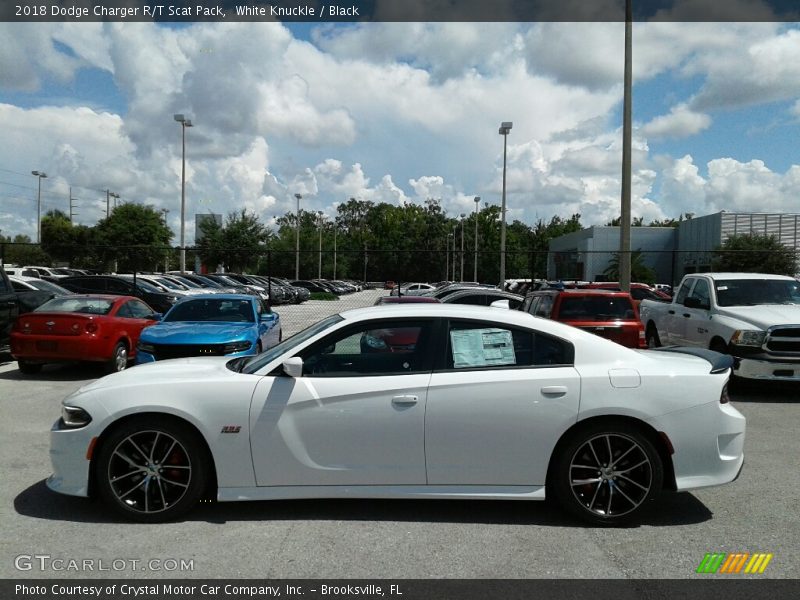 White Knuckle / Black 2018 Dodge Charger R/T Scat Pack