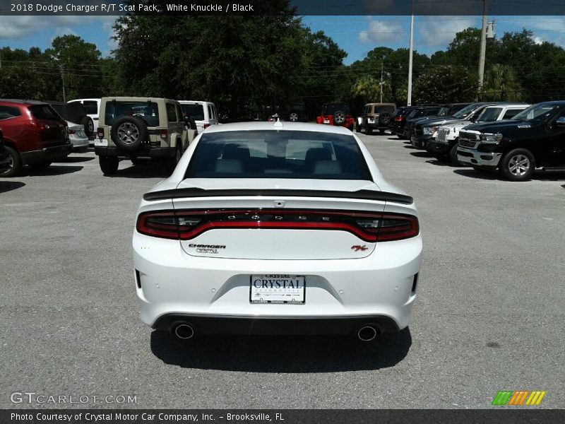White Knuckle / Black 2018 Dodge Charger R/T Scat Pack