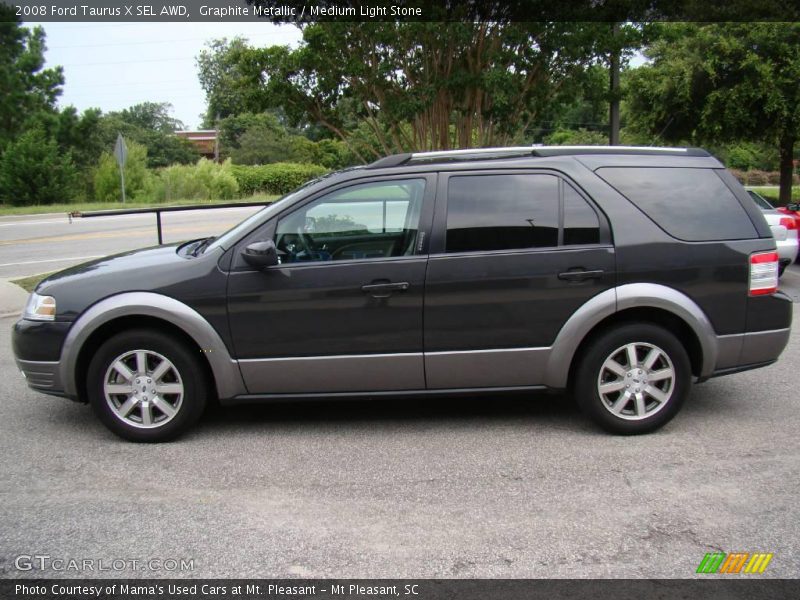 Graphite Metallic / Medium Light Stone 2008 Ford Taurus X SEL AWD
