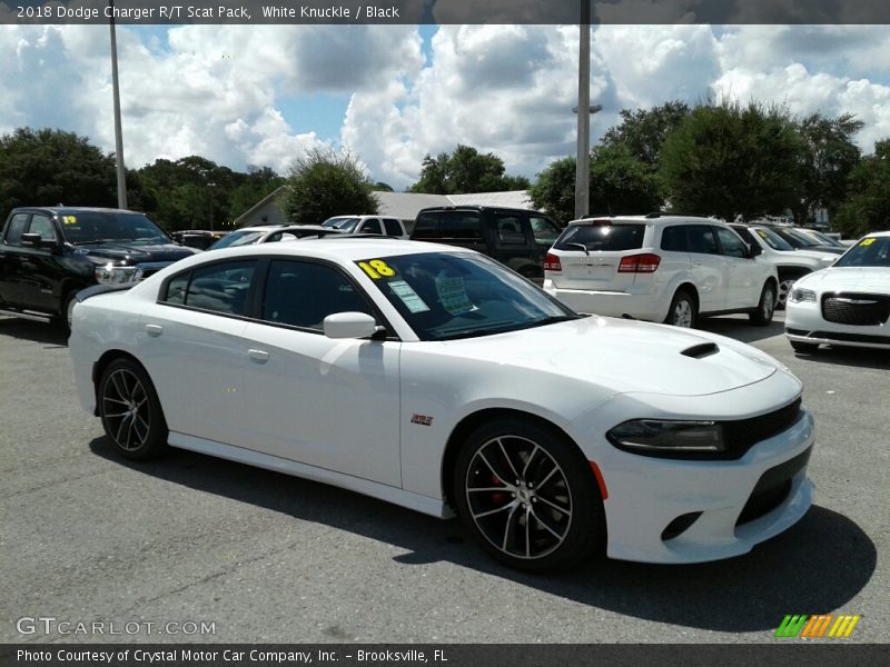 White Knuckle / Black 2018 Dodge Charger R/T Scat Pack