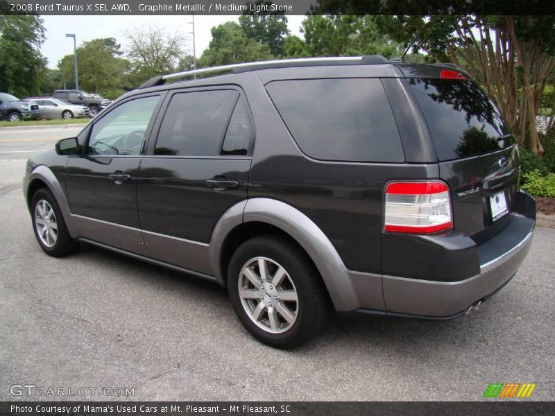 Graphite Metallic / Medium Light Stone 2008 Ford Taurus X SEL AWD