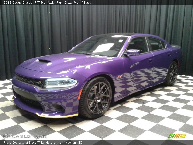 Plum Crazy Pearl / Black 2018 Dodge Charger R/T Scat Pack