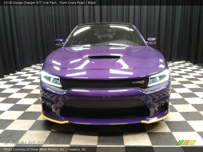 Plum Crazy Pearl / Black 2018 Dodge Charger R/T Scat Pack