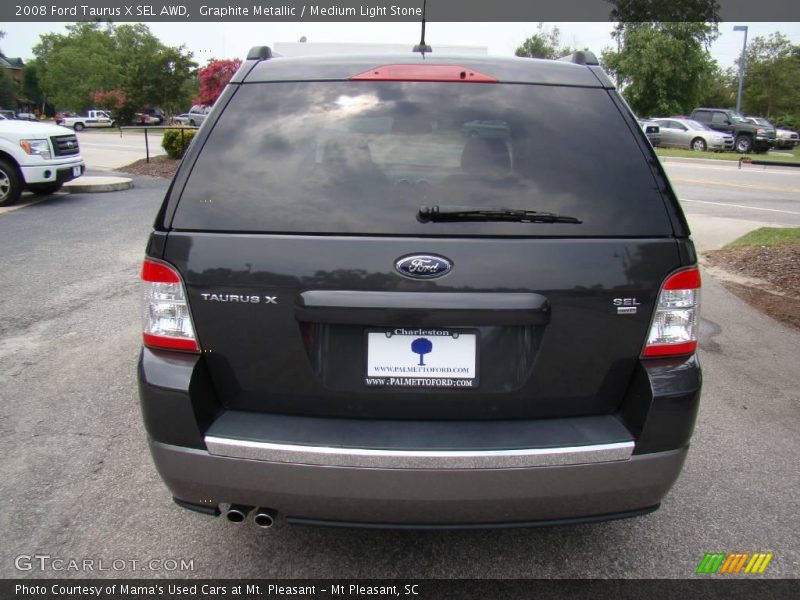 Graphite Metallic / Medium Light Stone 2008 Ford Taurus X SEL AWD