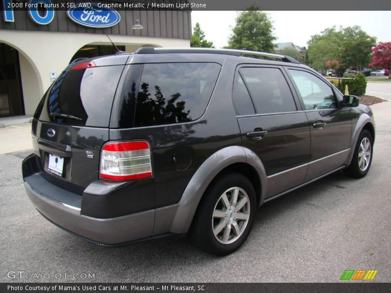 Graphite Metallic / Medium Light Stone 2008 Ford Taurus X SEL AWD