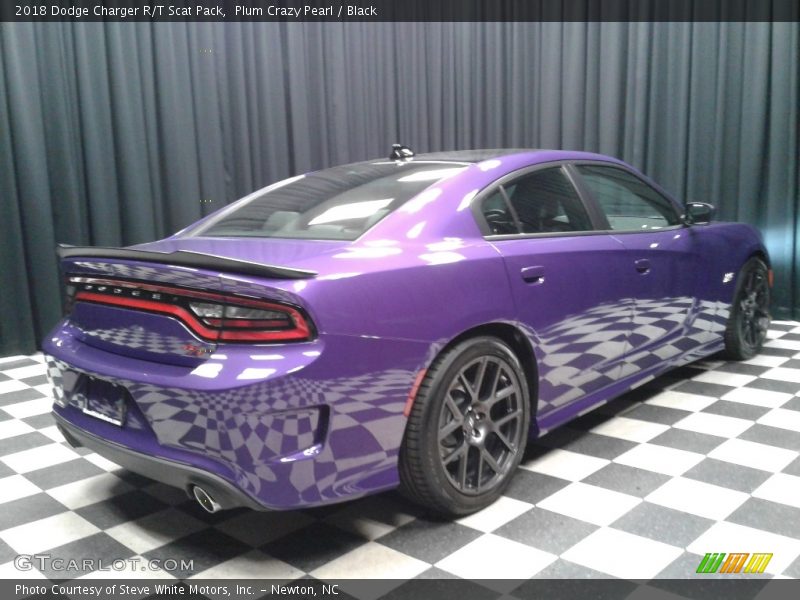 Plum Crazy Pearl / Black 2018 Dodge Charger R/T Scat Pack