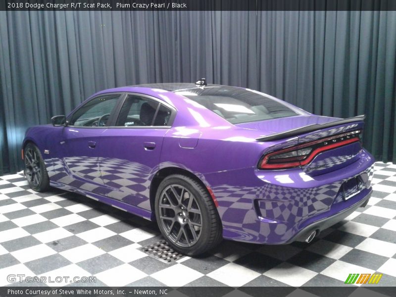 Plum Crazy Pearl / Black 2018 Dodge Charger R/T Scat Pack
