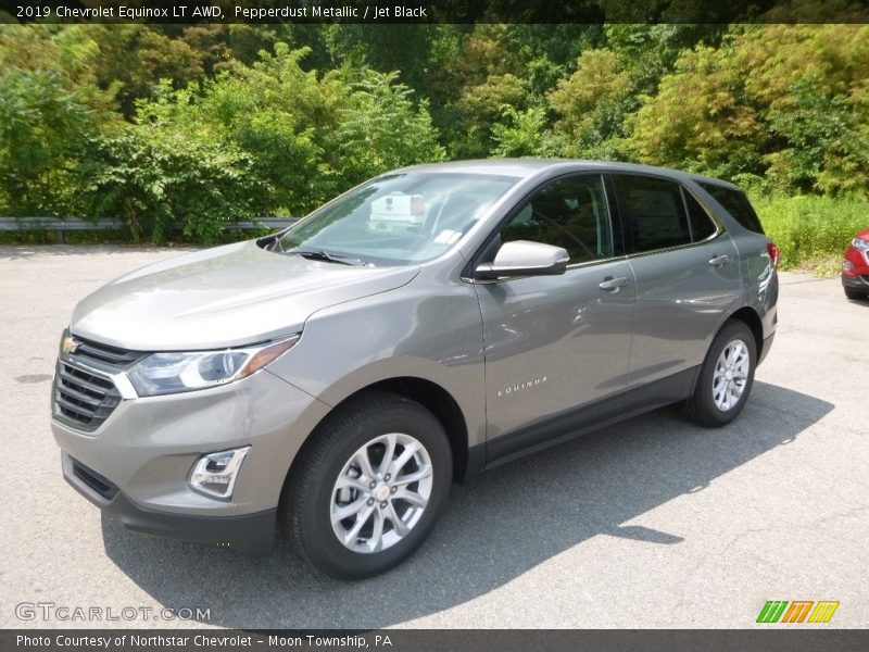 Pepperdust Metallic / Jet Black 2019 Chevrolet Equinox LT AWD