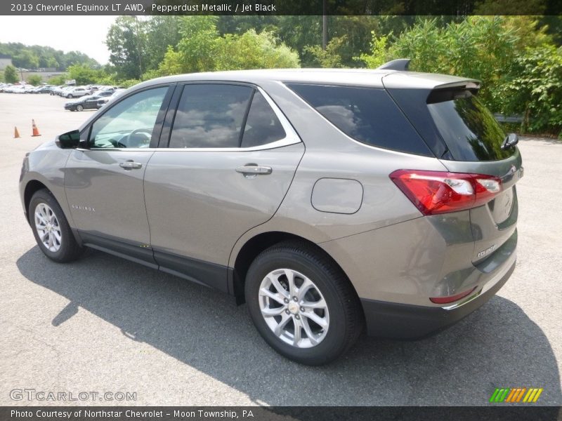 Pepperdust Metallic / Jet Black 2019 Chevrolet Equinox LT AWD