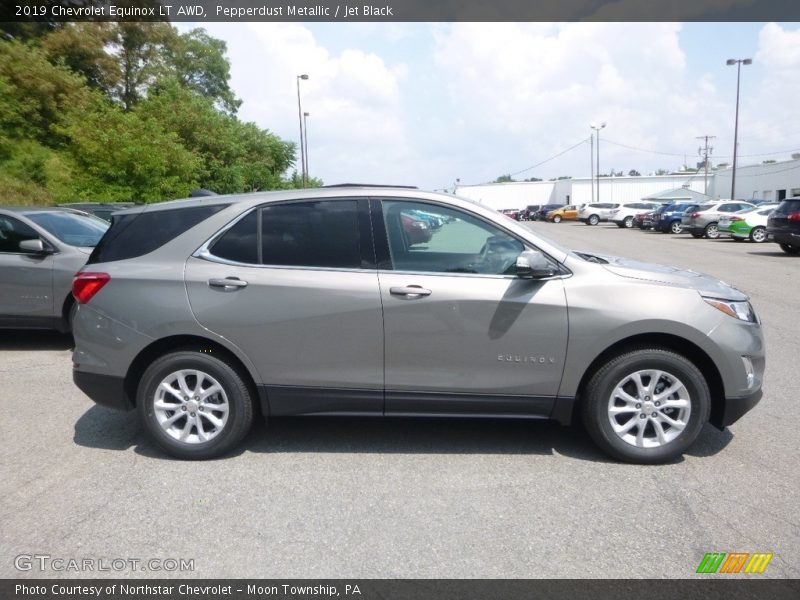 Pepperdust Metallic / Jet Black 2019 Chevrolet Equinox LT AWD