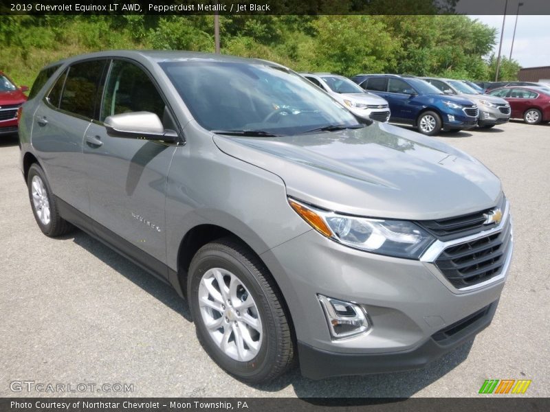Pepperdust Metallic / Jet Black 2019 Chevrolet Equinox LT AWD