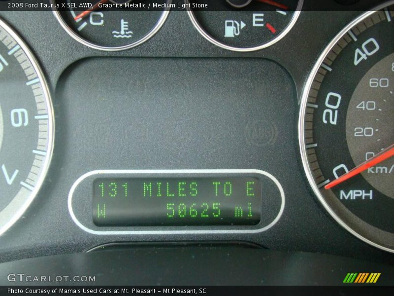 Graphite Metallic / Medium Light Stone 2008 Ford Taurus X SEL AWD